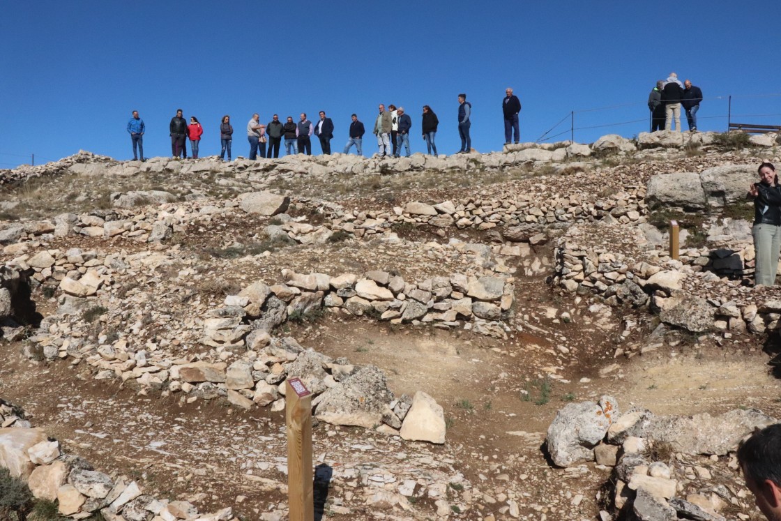 Cañada Vellida presume de tener el conjunto de vestigios excavados más extenso de todo Aragón