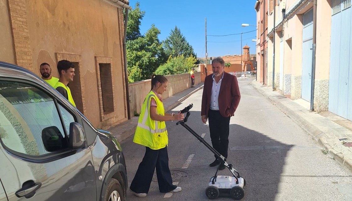 Un georradar analiza el subsuelo en diferentes calles de Teruel