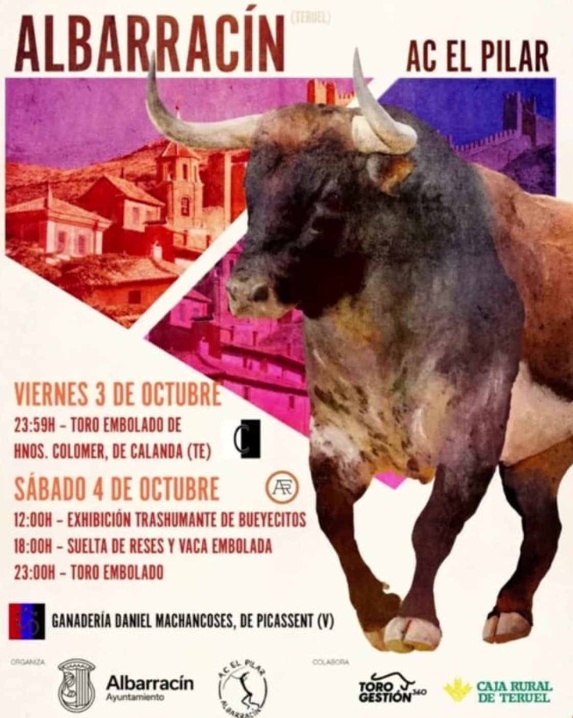 La Asociación Cultural El Pilar de Albarracín celebra sus eventos taurinos