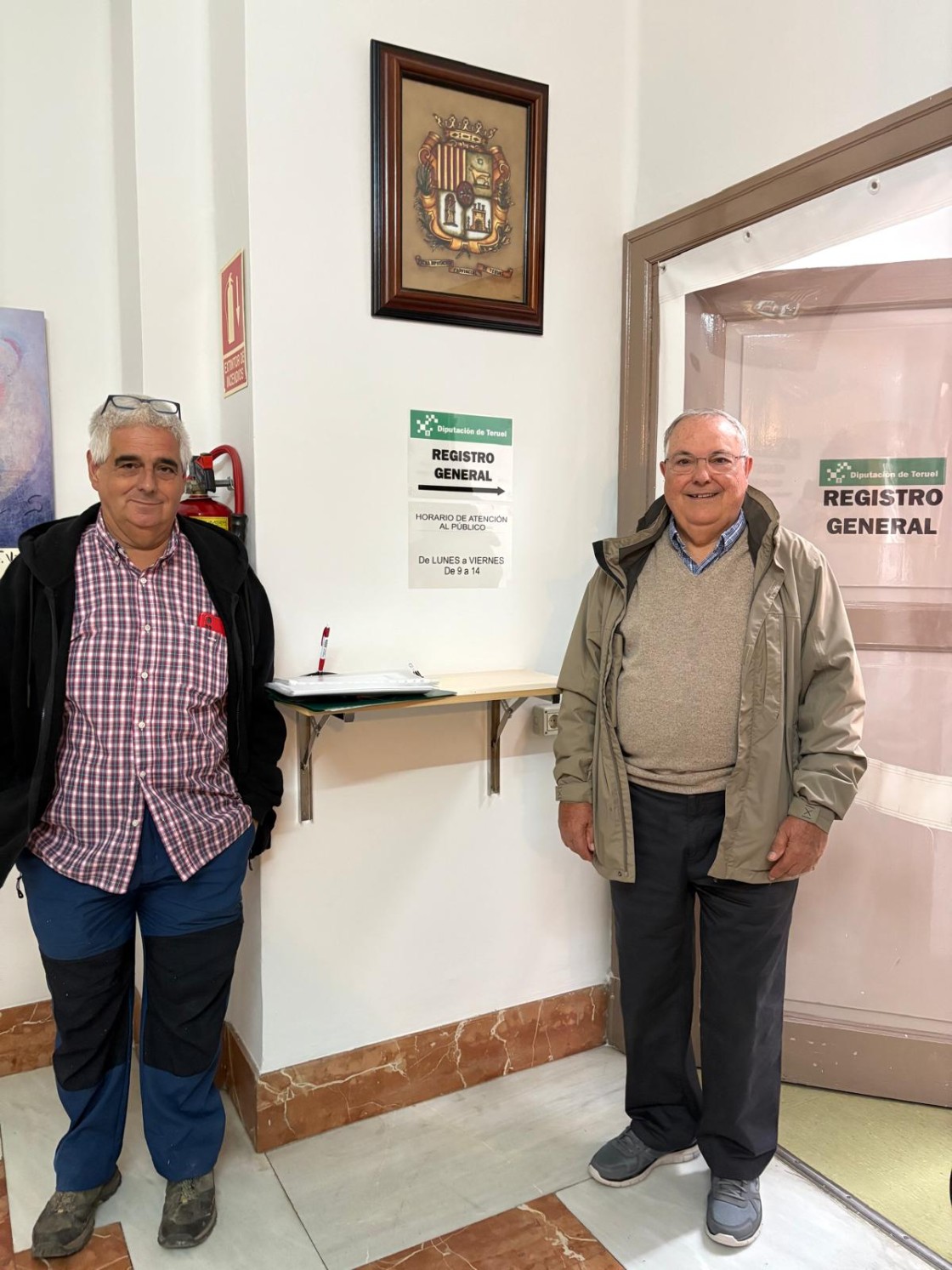 Los vecinos de Obón piden el arreglo de la carretera al Monasterio del Olivar, en Estercuel