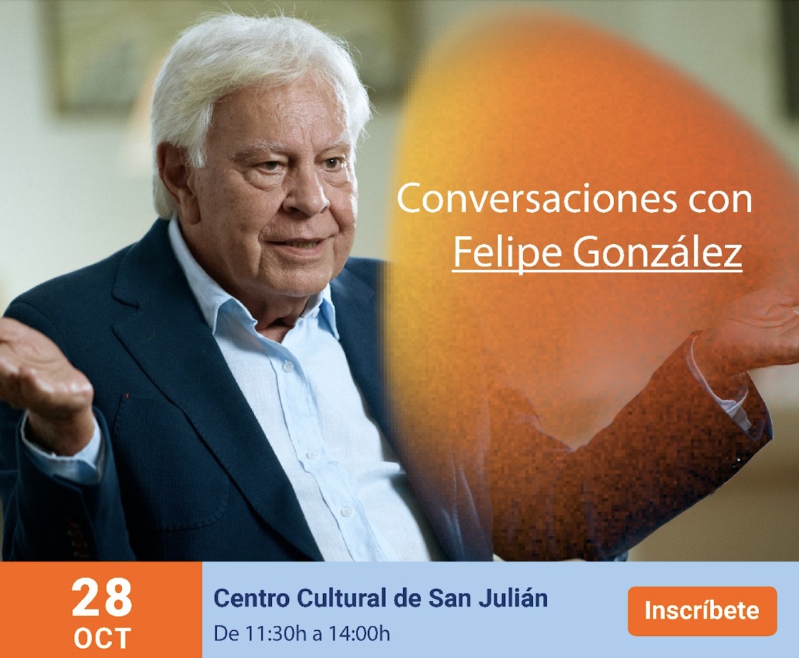 Felipe González ofrecerá una conferencia en Teruel el 28 de octubre