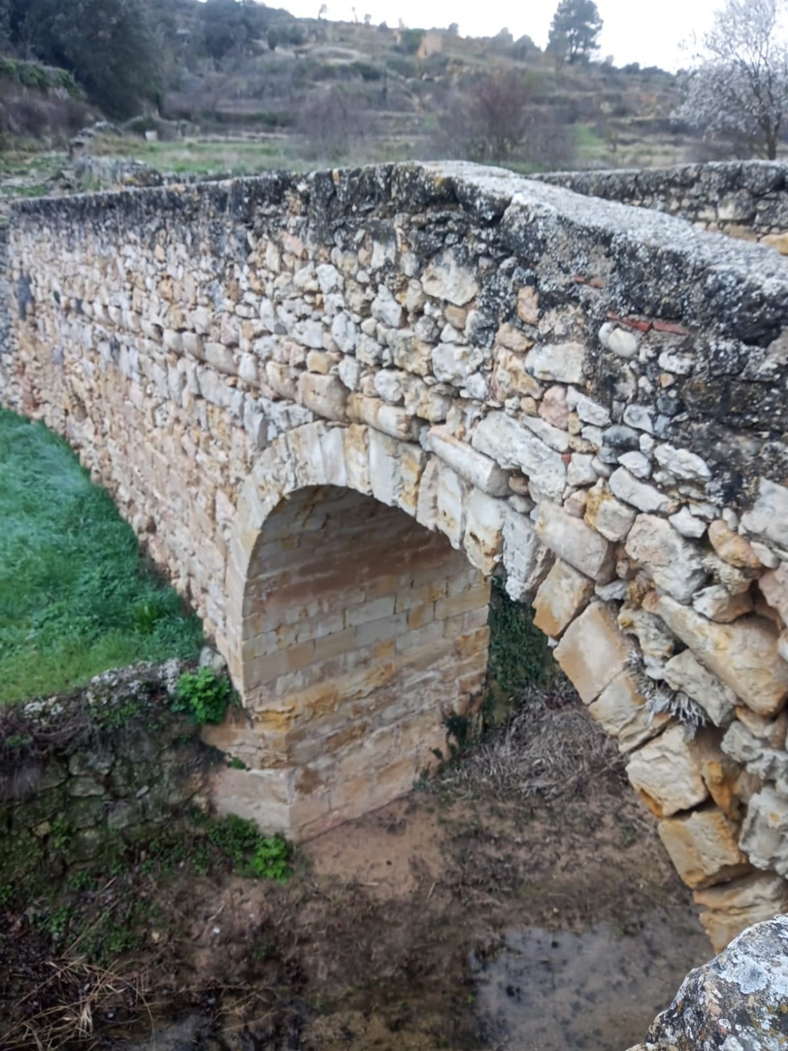 La Comarca del Matarraña restaurará el puente medieval de Torre de Arcas