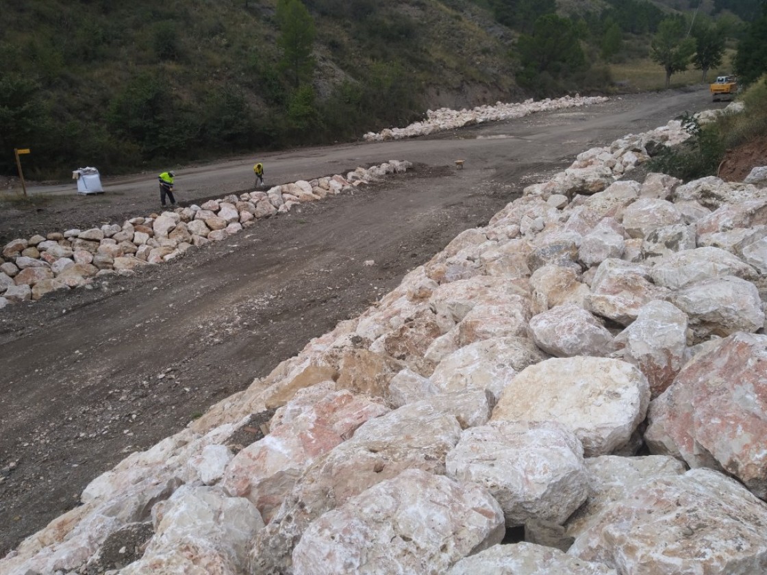 Montalbán concluye la reconstrucción de las calles Rambla y Teruel y la escollera
