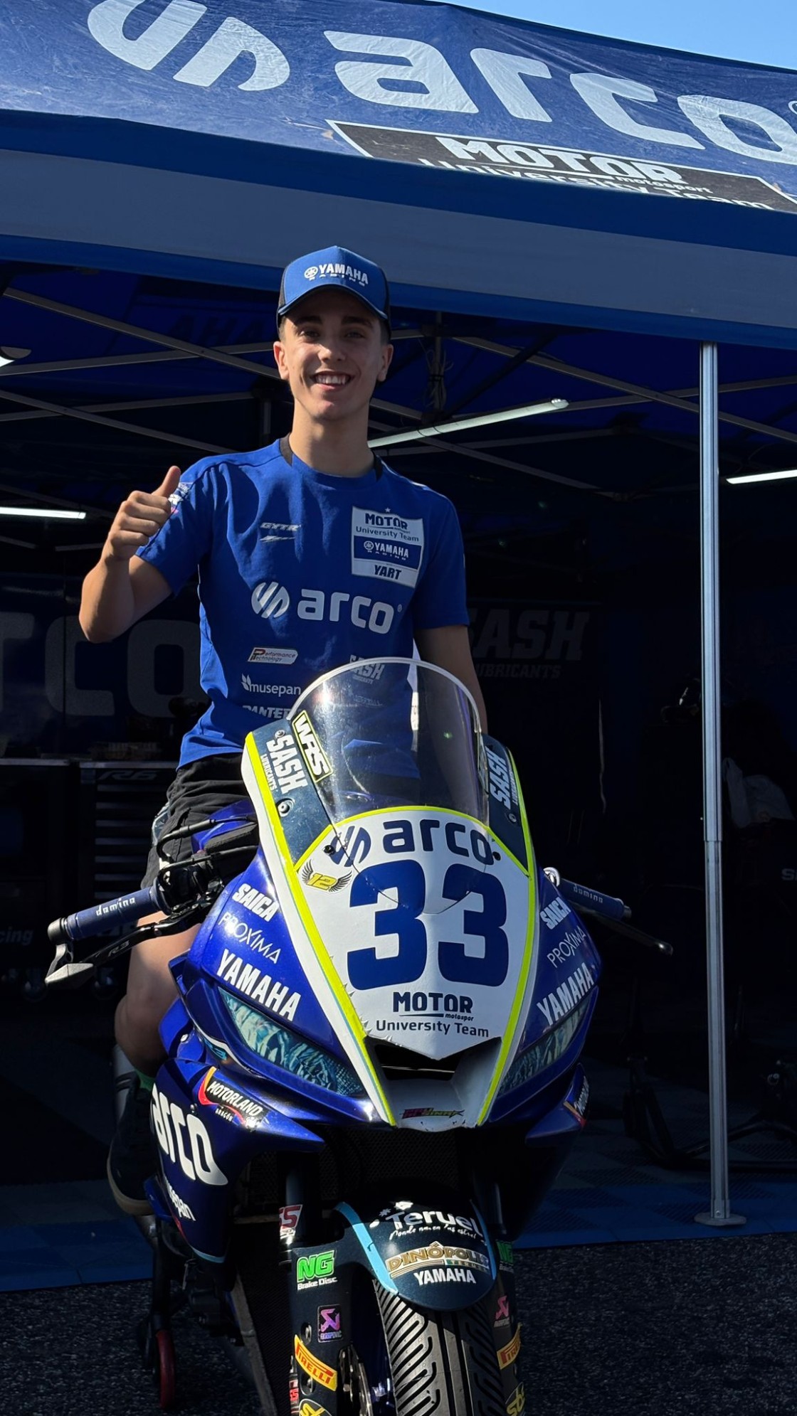 Importante carrera del Mundial de Superbike para Gonzalo Sánchez en Estoril