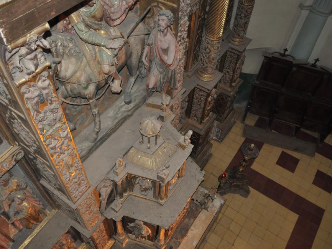 El Gobierno de Aragón adjudica  la restauración del retablo de la iglesia de San Martín del Río