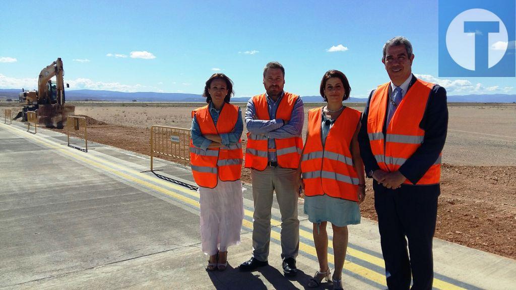 Arranca la ampliación de la plataforma del aeropuerto de Teruel