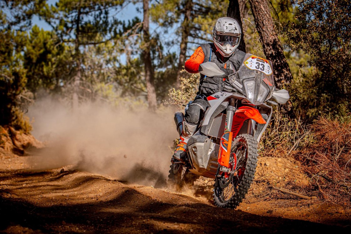Carlos Martín, subcampeón de España en la categoría de motos Trail