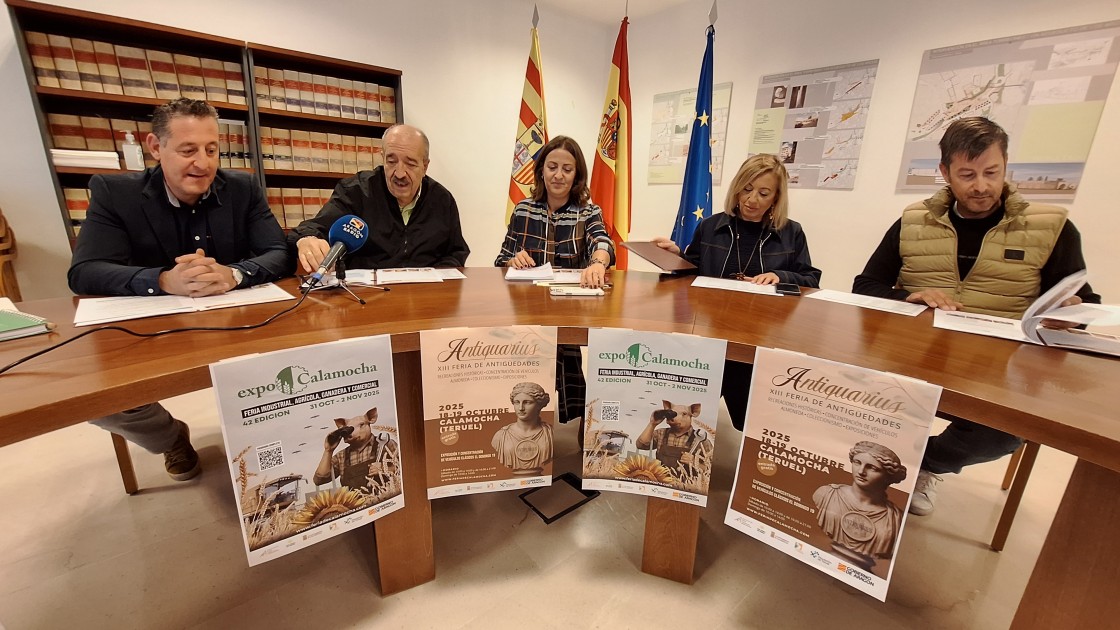 XIII Antiquarius y XLII ExpoCalamocha, próximas citas en el ferial calamochino