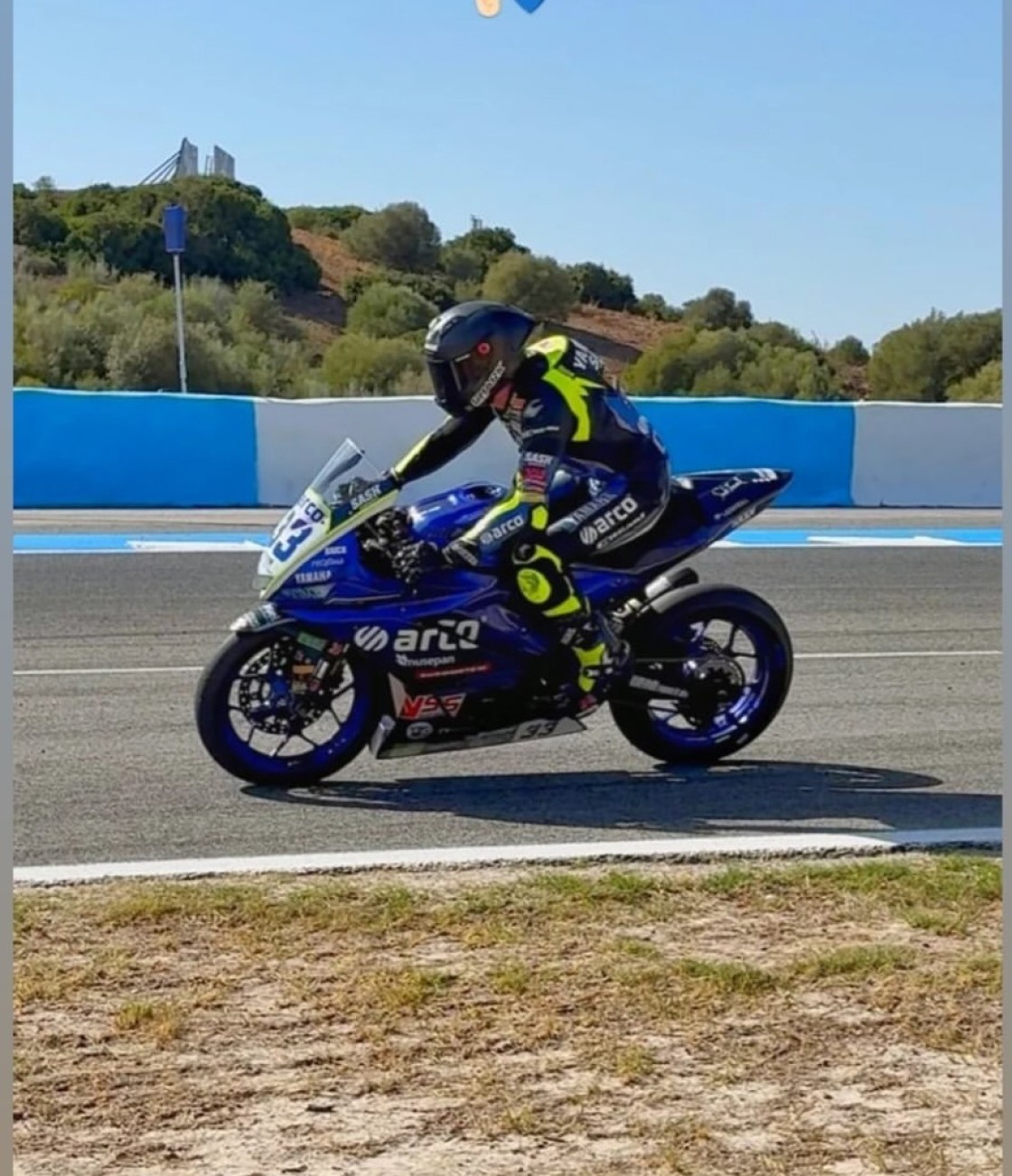 Gonzalo Sánchez da un paso al frente en su circuito fetiche de Jerez