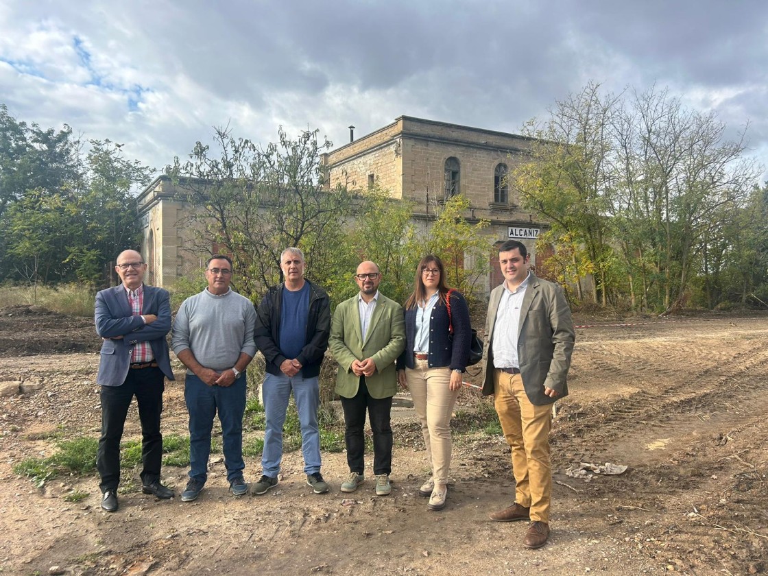 El PAR pide la vuelta del tren de Alcañiz y denuncia el abandono del Bajo Aragón
