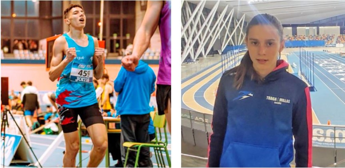 Bilal Dahaoui y Carlota Gasión reciben la llamada de Aragón para unas jornadas de tecnificación