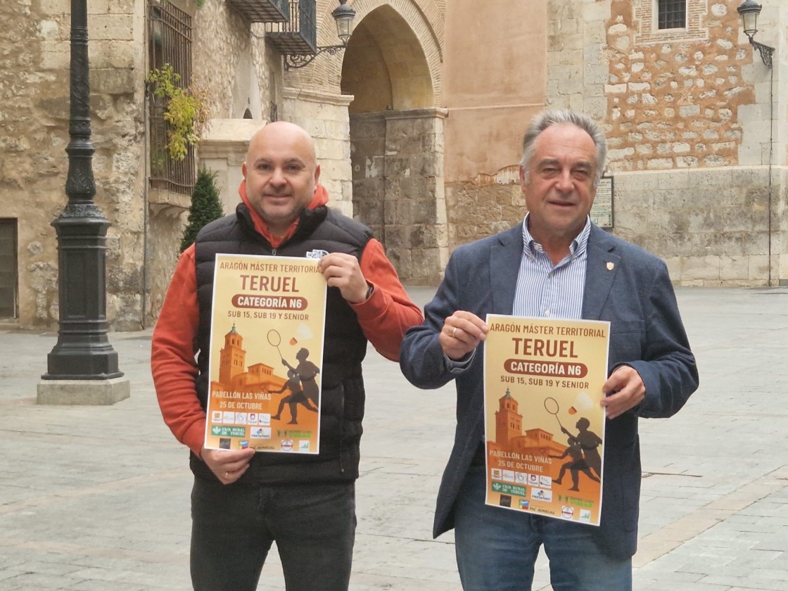 El pabellón de Las Viñas acogerá el Aragón Master Territorial de bádminton