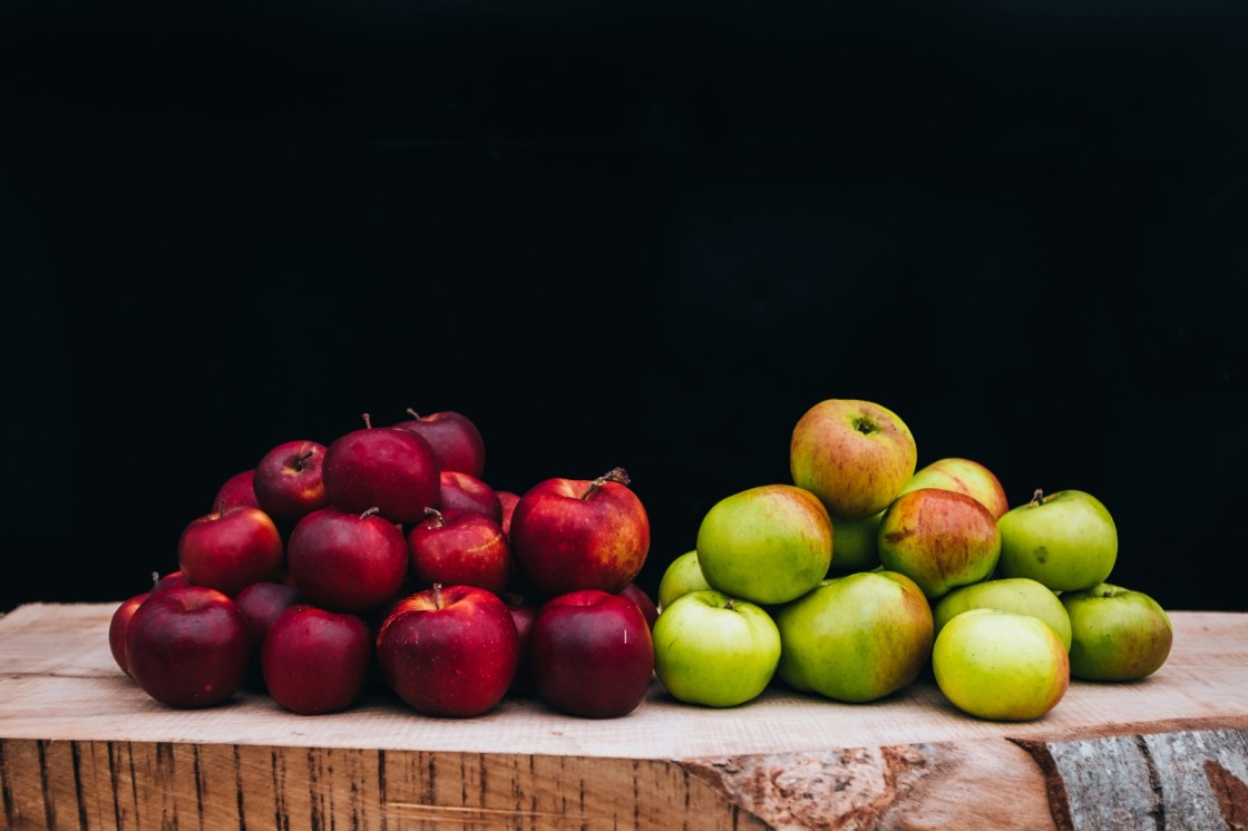Tres pares de manzanas