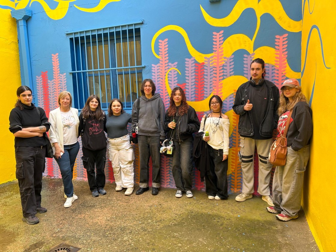 Sam Meléndez y Laura Garfella dan vida a dos espacios urbanos de Teruel