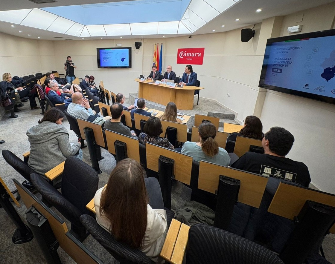 Teruel consolida su crecimiento económico con una estructura empresarial sólida y un sector exterior en positivo, según el Informe Económico de Aragón 2024