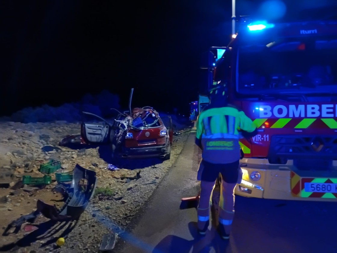 Dos heridos en un accidente entre Nogueruelas y Linares de Mora