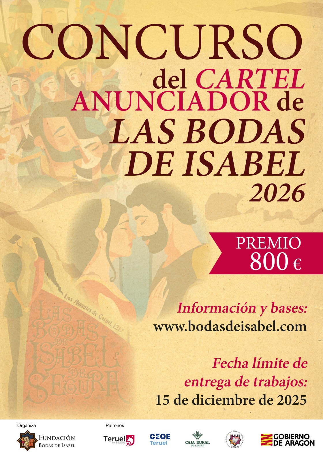 Convocado el concurso para el cartel de la trigésima edición de Las Bodas de Isabel
