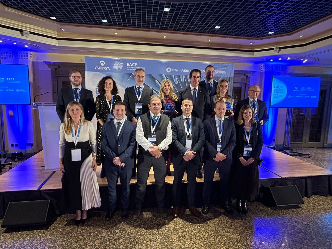 El Aeropuerto de Teruel acoge este jueves la reunión de la asamblea general del European Aerospace Cluster Partnership