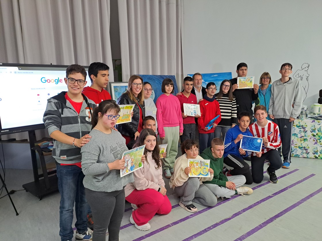 ‘La Era del Tío Cesáreo’ visita el Gloria Fuertes con sus acuarelas