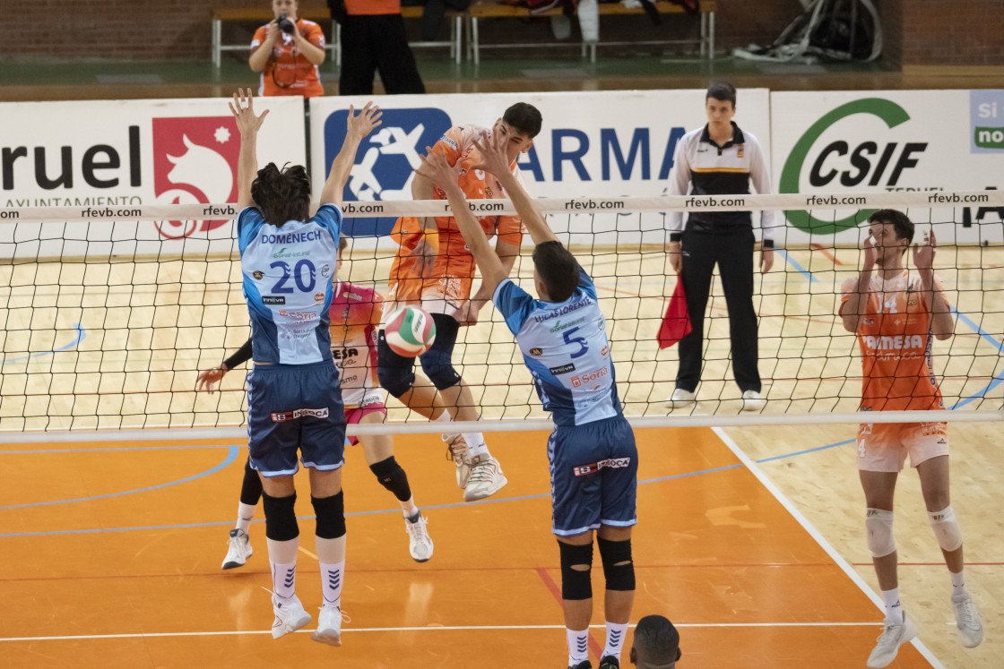 Grupo Herce Soria le saca los colores al Pamesa Teruel en el tercer partido de liga (0-3)