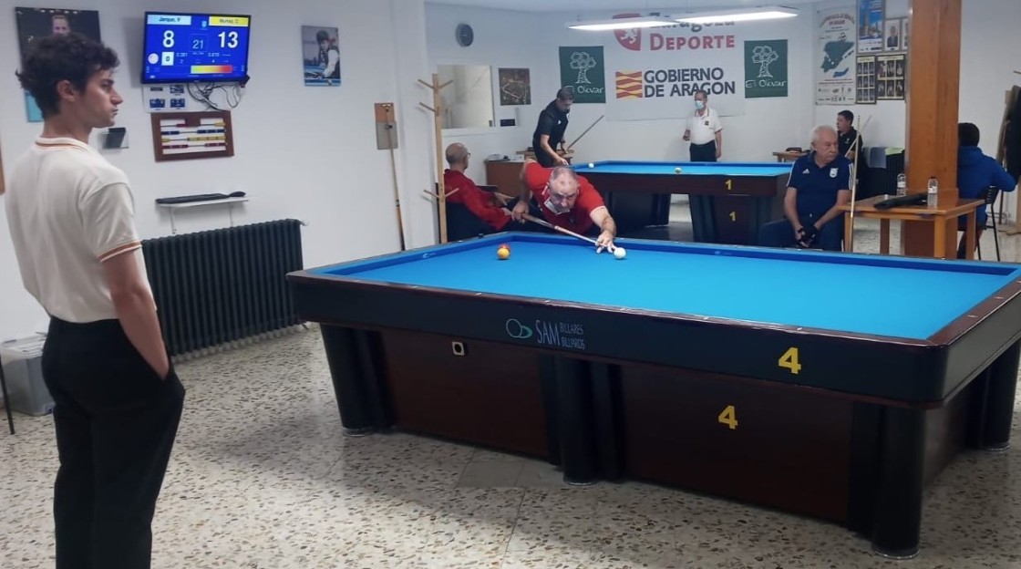 El Club Billar Casino Teruel se impone al Casablanca en la liga de clubes