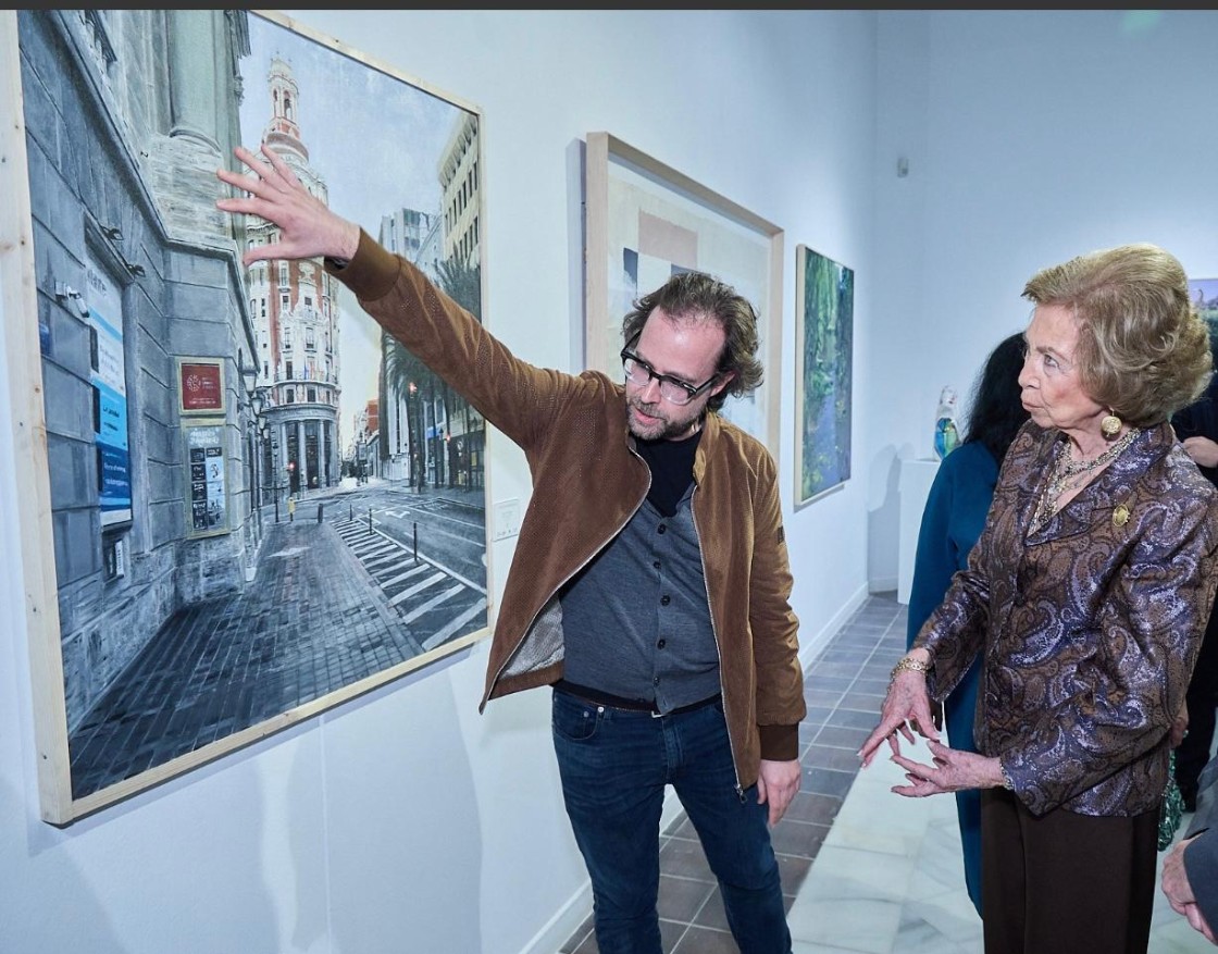 Diego Peribáñez, el artista  que esculpe su segunda  vida en madera policromada