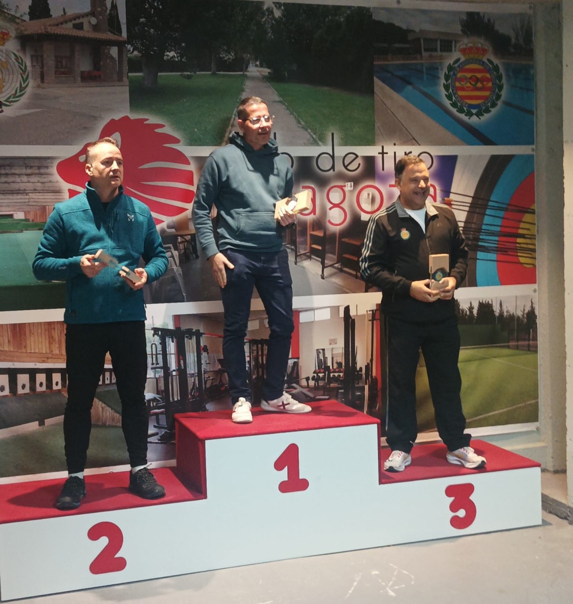 Color turolense en el podio del Campeonato de Aragón de Tiro con una gran actuación del Club Aguanaces
