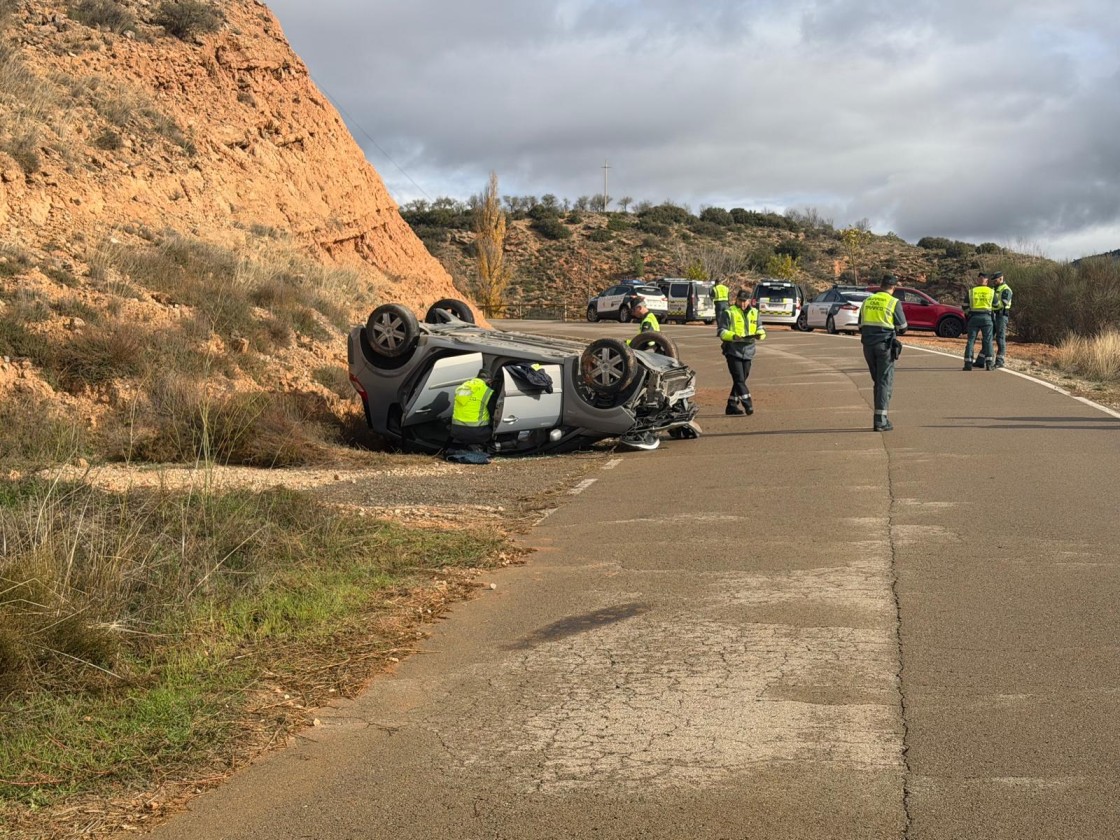Muere un hombre de 56 años en una accidente de tráfico en Libros