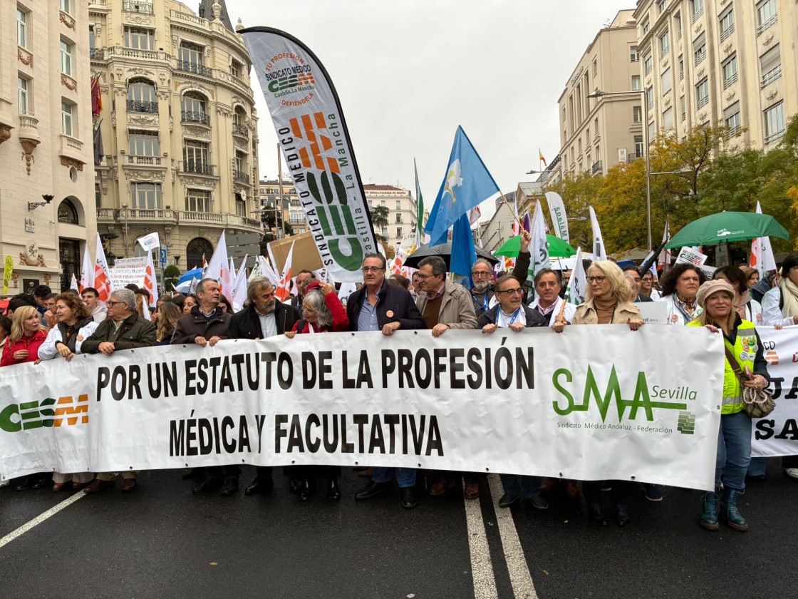 Los médicos vuelven a la calle y reclaman un estatuto propio que reconozca su singularidad