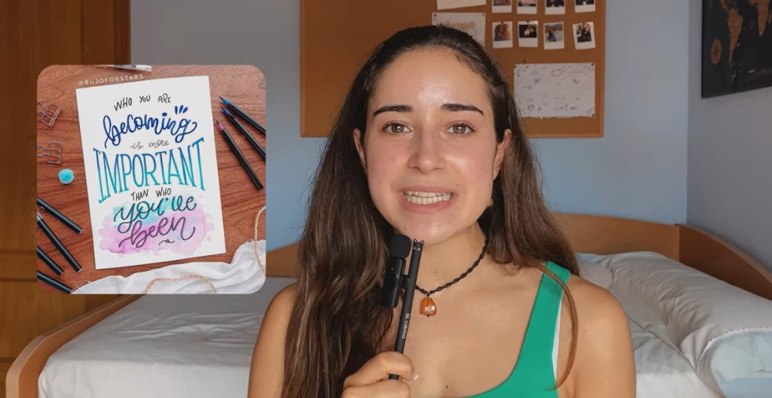 Un canal de Youtube sobre diseño, ‘lettering’ o ‘Bullet Journal’