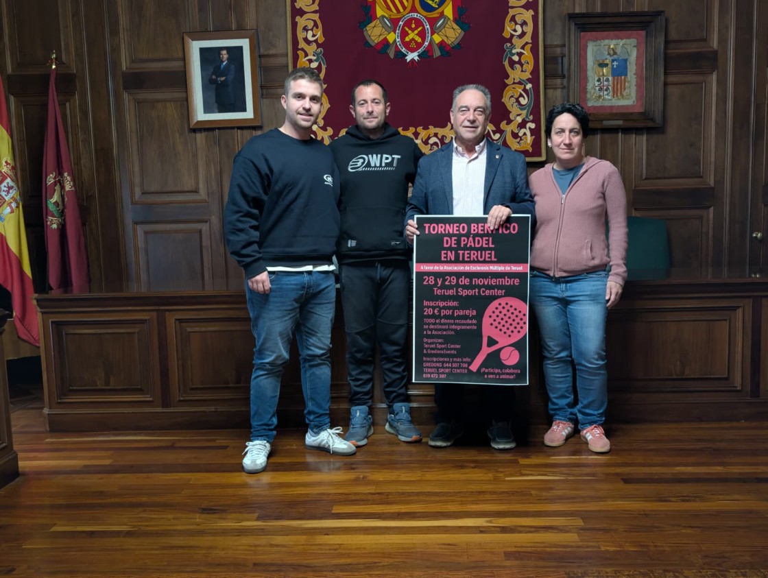 Teruel acogerá un torneo benéfico de pádel a final de mes en favor de ATUEM