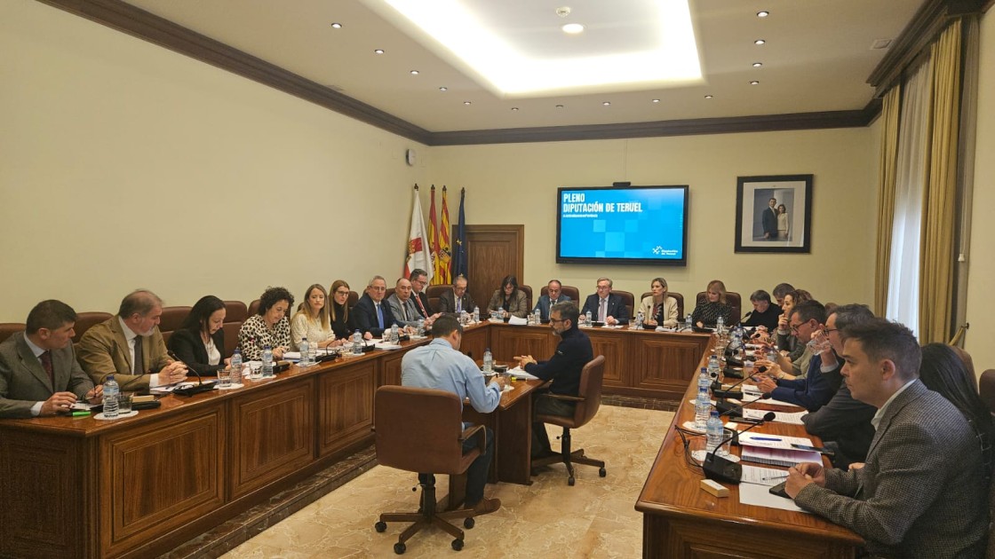 El pleno de la Diputación Provincial de Teruel aprueba el presupuesto para 2026 de más de 101 millones de euros