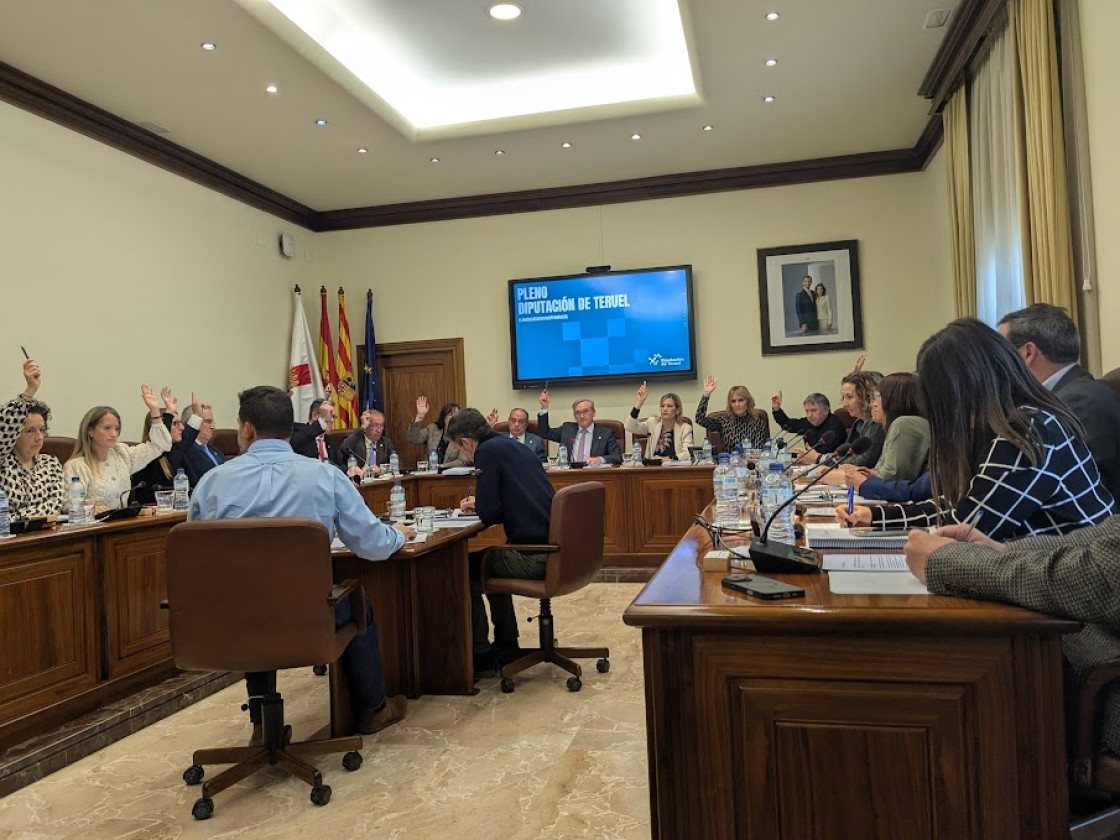 La Diputación de Teruel aprueba  un presupuesto de 101 millones sin incluir las enmiendas de la oposición