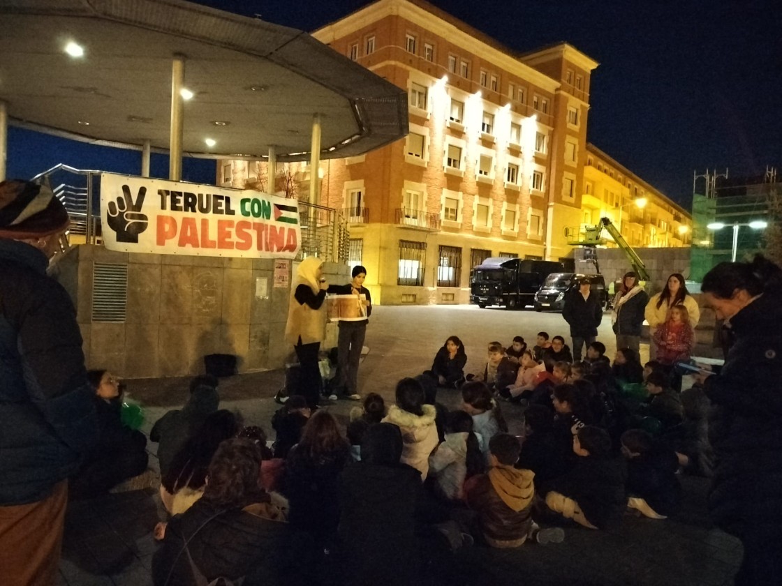 La Asamblea Antibelicista de Teruel reclama el fin del genocidio en Gaza