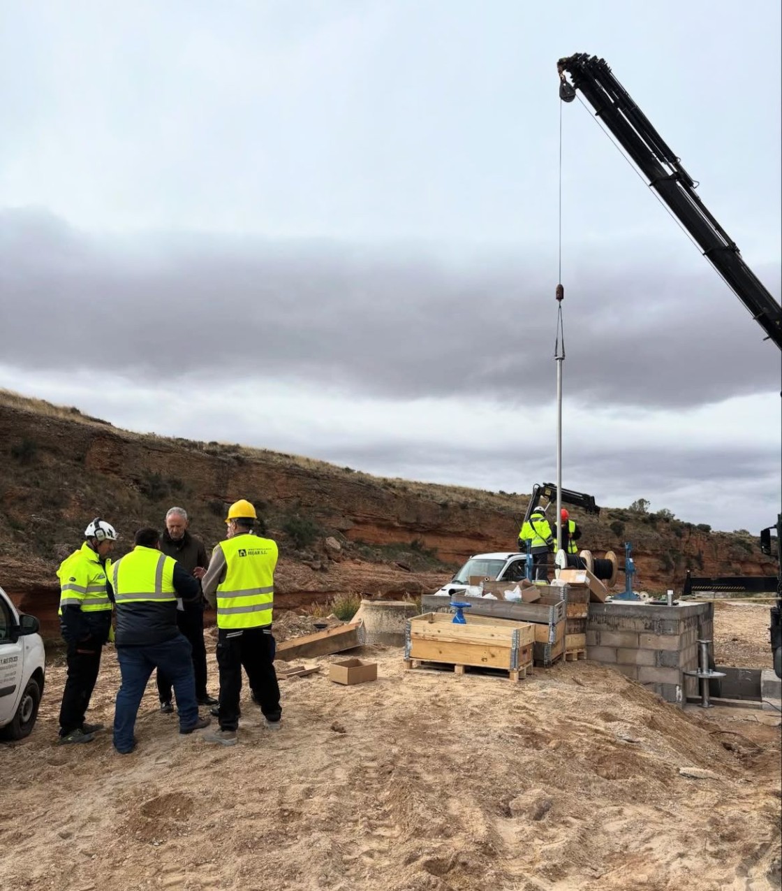 Vinaceite y Azaila encaran la recta final de la reparación hídrica tras la riada