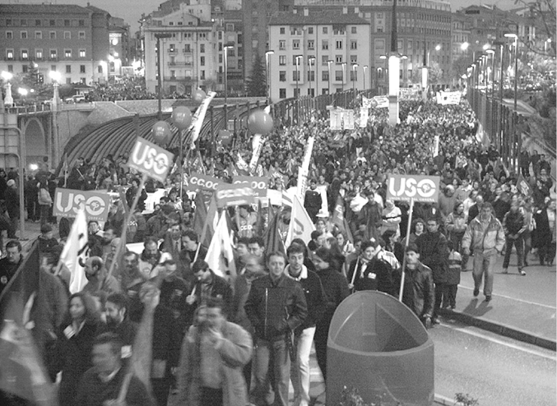 Hace un cuarto de siglo que Teruel protagonizó la mayor movilización de su historia