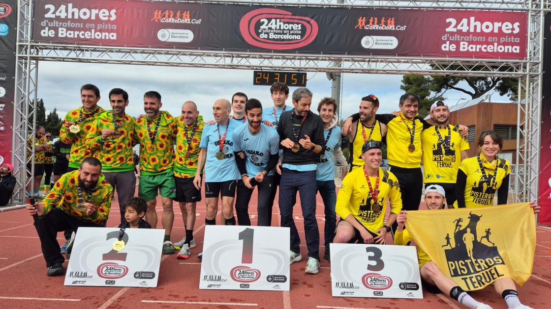 Podio para Pisteros Teruel en las 24 horas de Barcelona