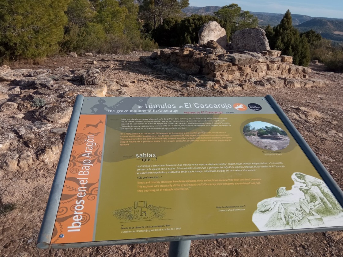 La Ruta Íberos en el Bajo Aragón renueva 49 elementos informativos