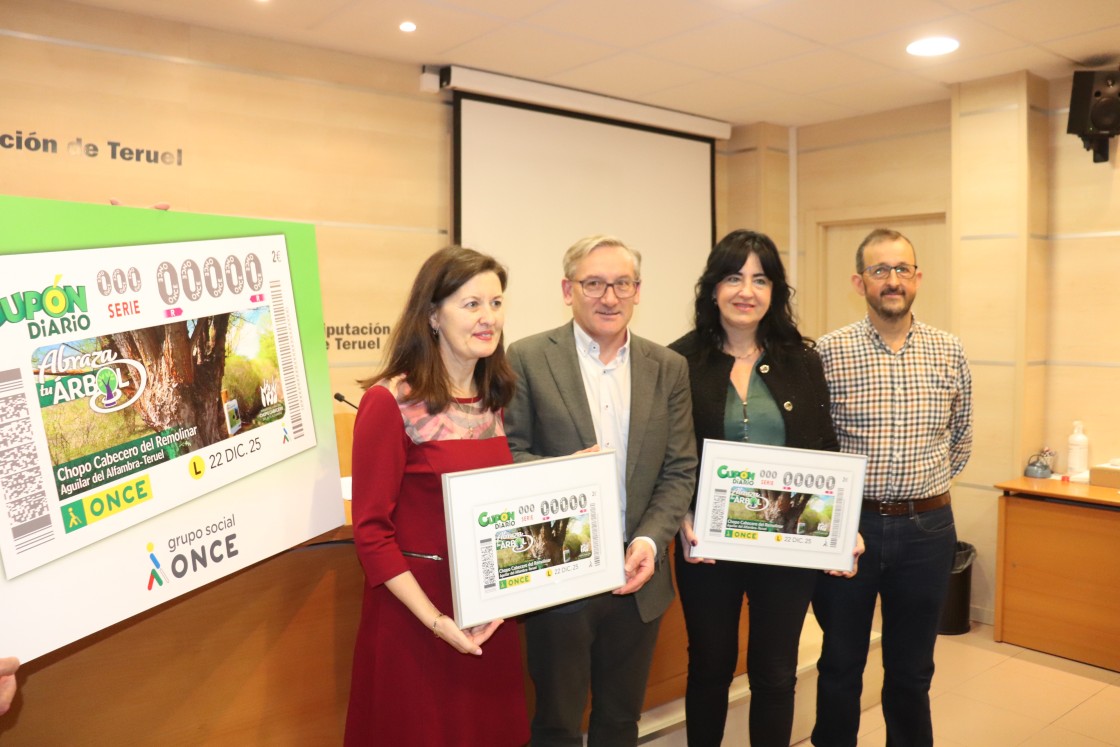 El Chopo Cabecero de Remolinar de Aguilar es la imagen de 5 millones de cupones ONCE