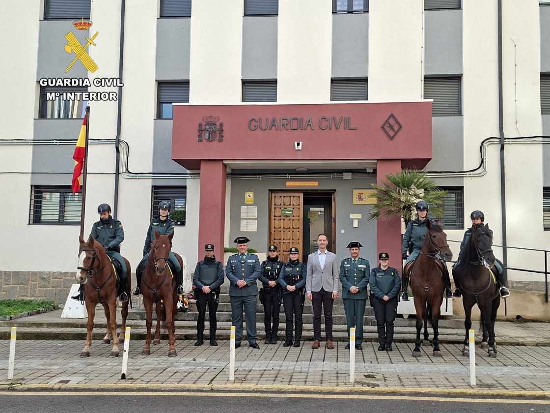 Incorporado el Grupo de Caballería  de la Guardia Civil  en la provincia