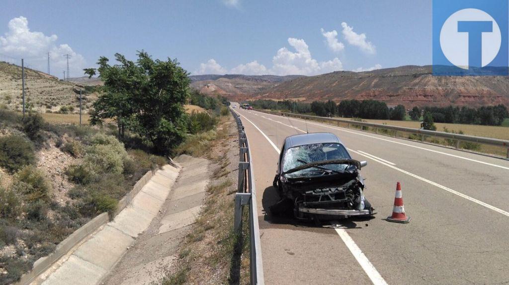 Fallece un ciclista atropellado en la carretera N-420 en el término municipal de Teruel