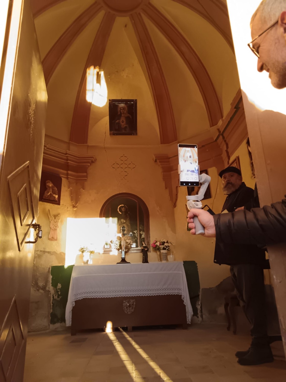 La ermita de la Virgen de la Peña mira al solsticio de invierno desde Alcañiz
