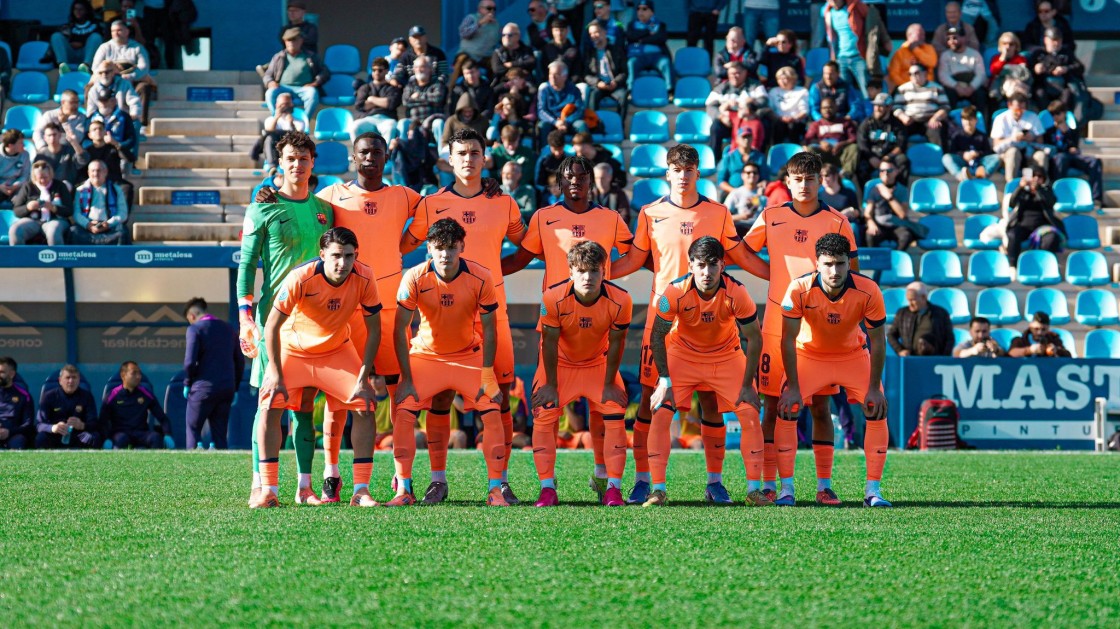 El Barça B de Juan Hernández despide año con un empate sufrido en el Estadi Balear