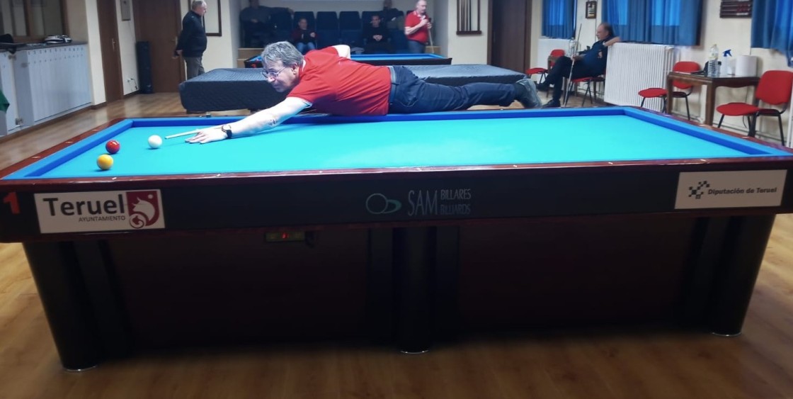 Casino Teruel sigue firme en lo más alto de la clasificación de la liga interclubes de billar