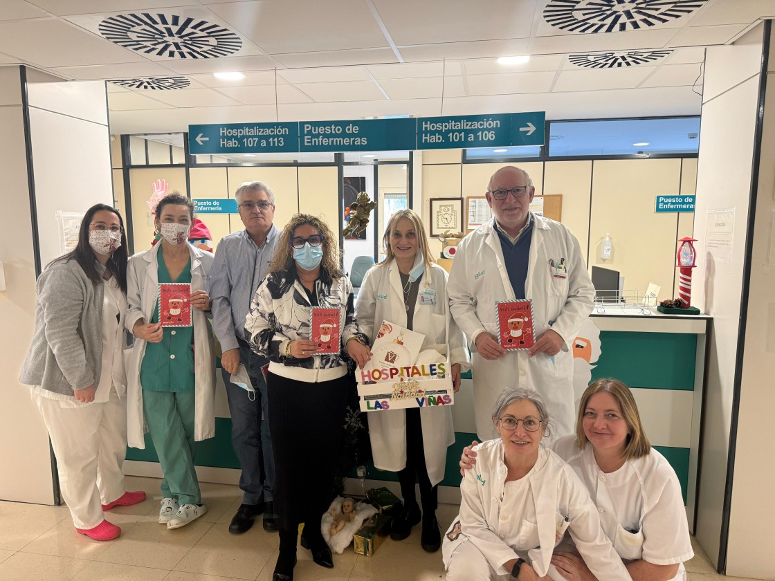 Felicitaciones navideñas para los pacientes hospitalizados en Teruel