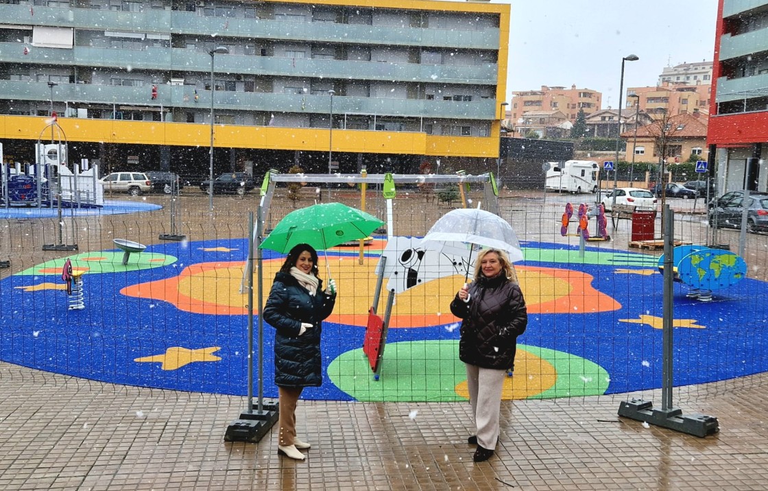 El Ayuntamiento de Teruel estrenará en los próximos días un nuevo parque infantil inclusivo en la plaza de la Cultura