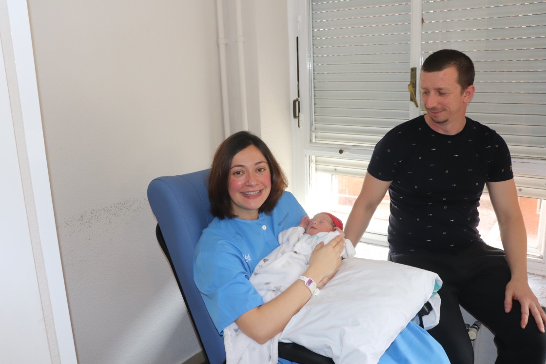 El primer turolense de 2026 nació en el Hospital Obispo Polanco a la una y 18’