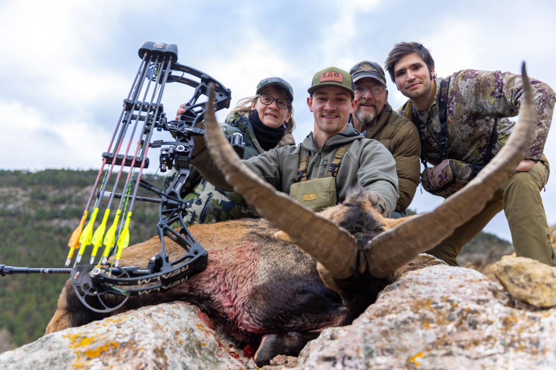 La cabra hispánica de la subespecie Beceite atrae a cazadores extranjeros hasta Teruel