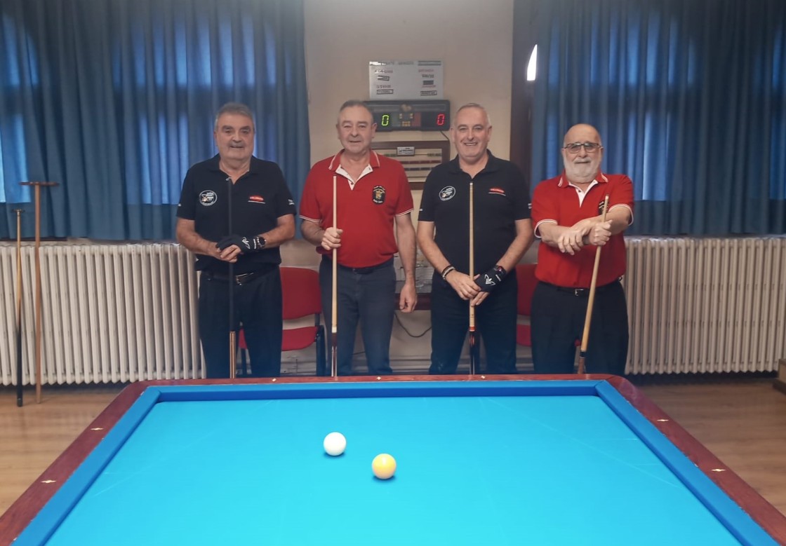 Casino Teruel deberá ganar y esperar para ser campeón de la liga aragonesa de billar