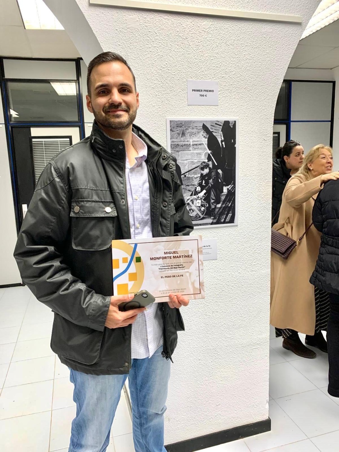 Una imagen de la Semana Santa de Samper de Calanda gana el primer concurso fotográfico del Bajo Martín